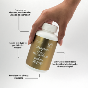 Colágeno + ácido hialuronico + biotina